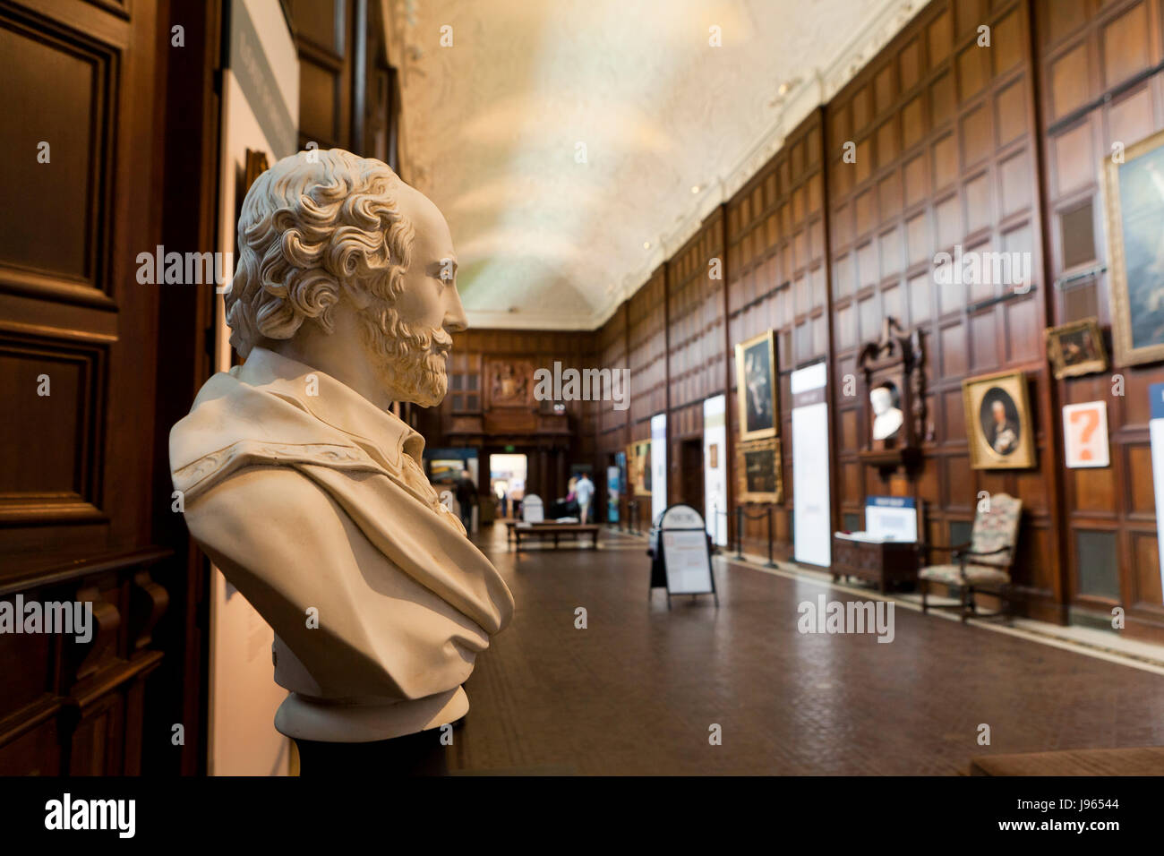 La Grande Hall del Folger Shakespeare Theatre e Folger Shakespeare Library - Washington DC, Stati Uniti d'America Foto Stock