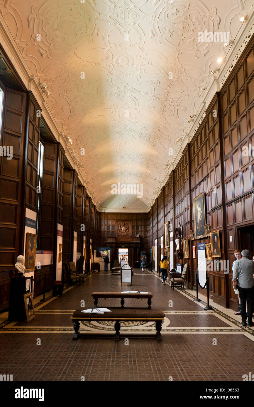La Grande Hall del Folger Shakespeare Theatre e Folger Shakespeare Library - Washington DC, Stati Uniti d'America Foto Stock