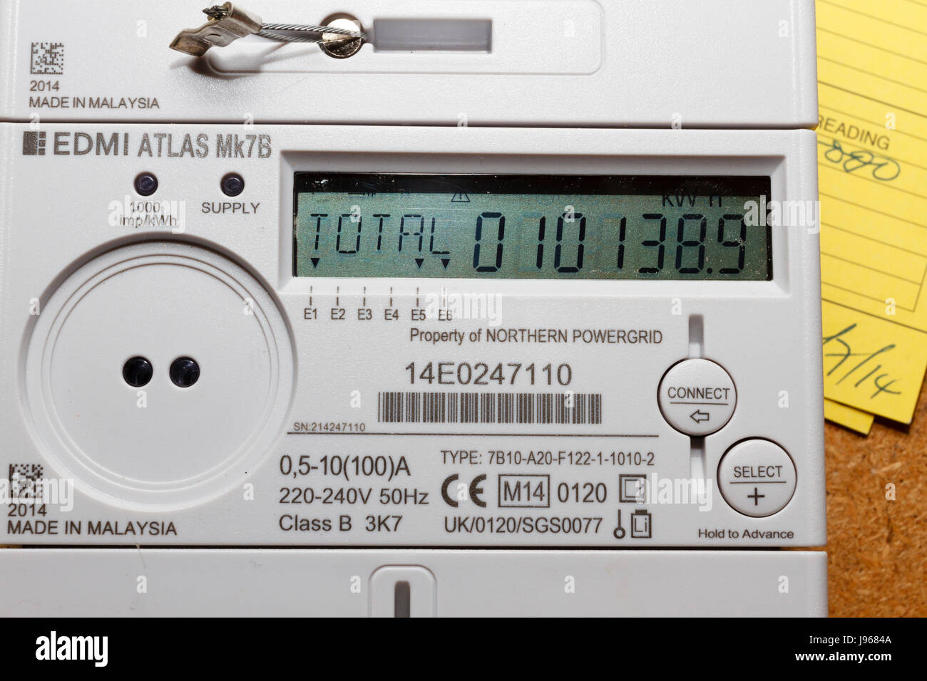 Contatore di energia elettrica, casa dabitazione,uk foto & immagine ... Energia elettrica casa