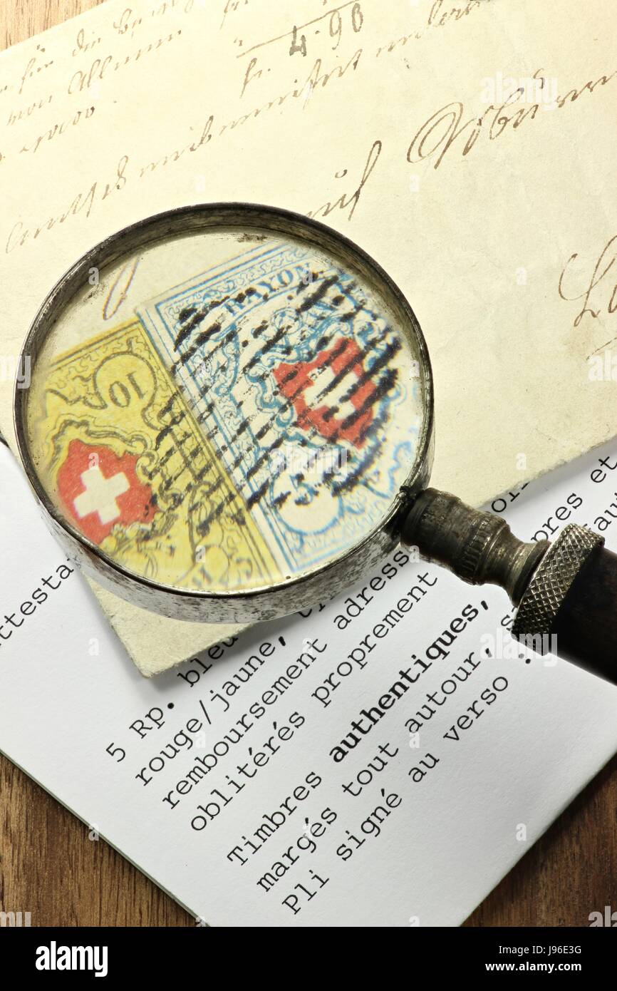 2 svizzere Rayon i timbri sulla busta Foto Stock