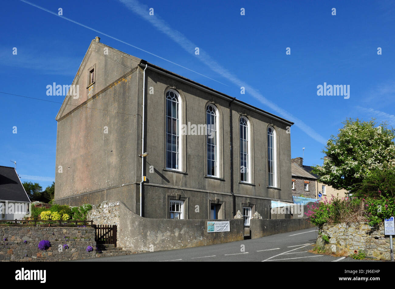 Ebenezer congregazionale, Cappella di San Davide, Pembrokeshire, Wales, Regno Unito Foto Stock