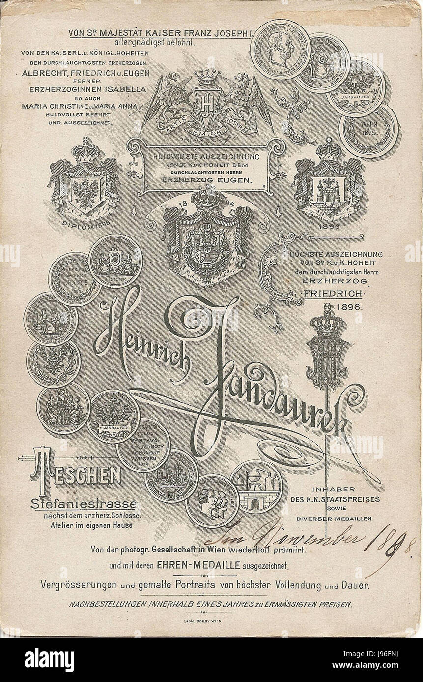 Stanislaw et al 1898 (2) Foto Stock