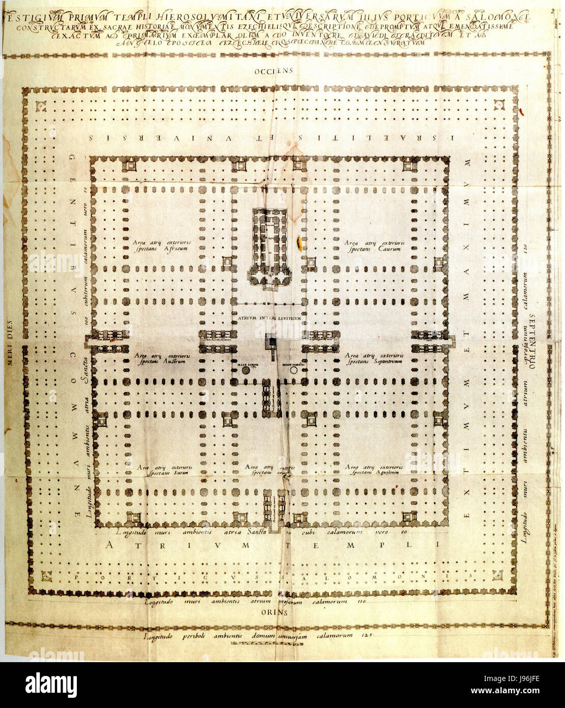 Tempio Villapando Plan Foto Stock