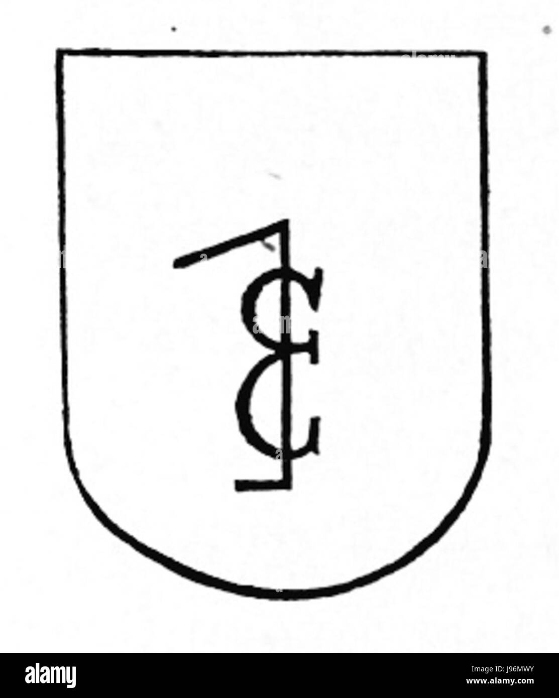 Questo titolo si riferisce a un'opera d'arte o a un documento di Franz Fessler, probabilmente raffigurante una scena rurale o un segno di casa del 1856, un esempio di arte del XIX secolo. Foto Stock