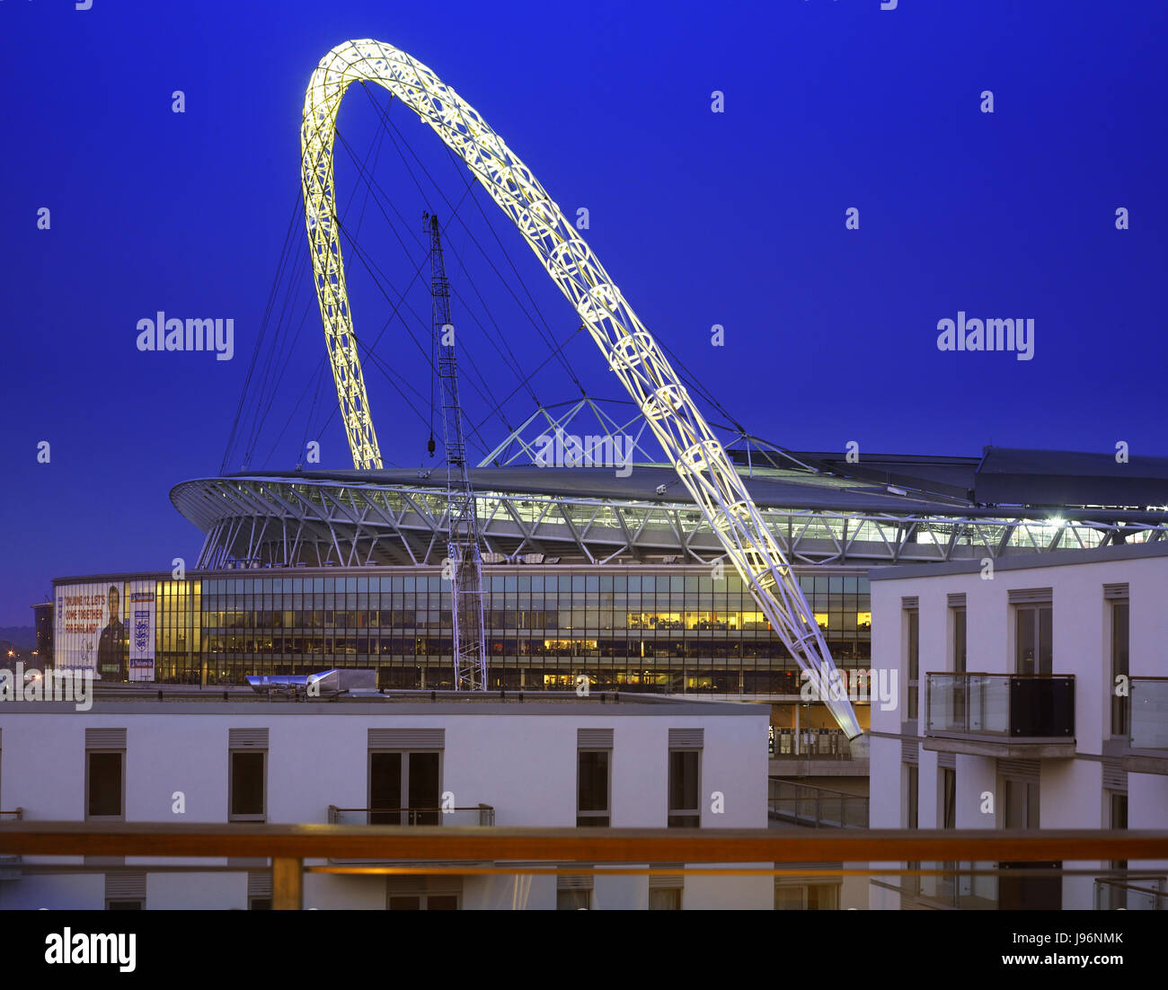 Vista di Wembley Foto Stock