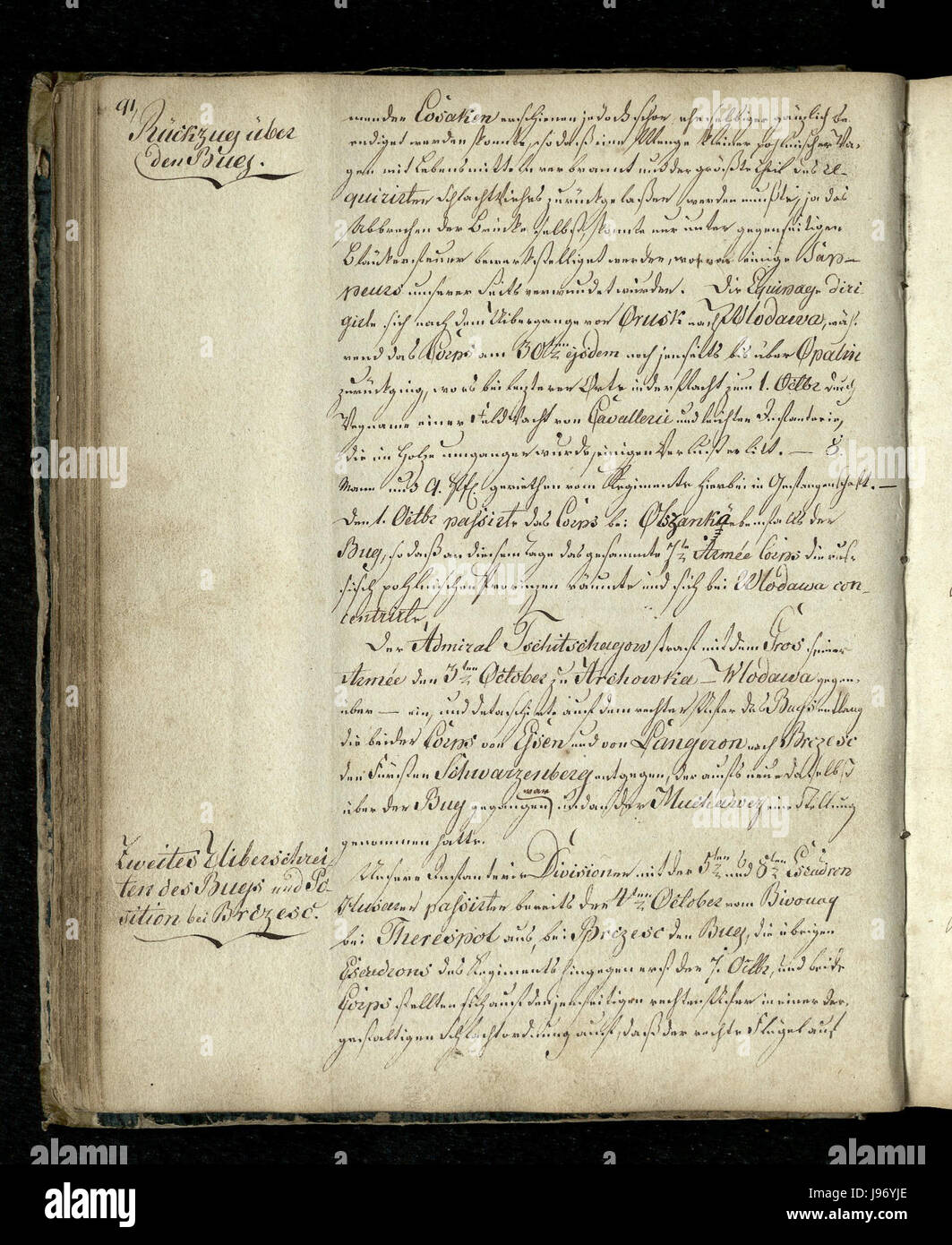 Tagebuch Russlandfeldzug 0103 Foto Stock