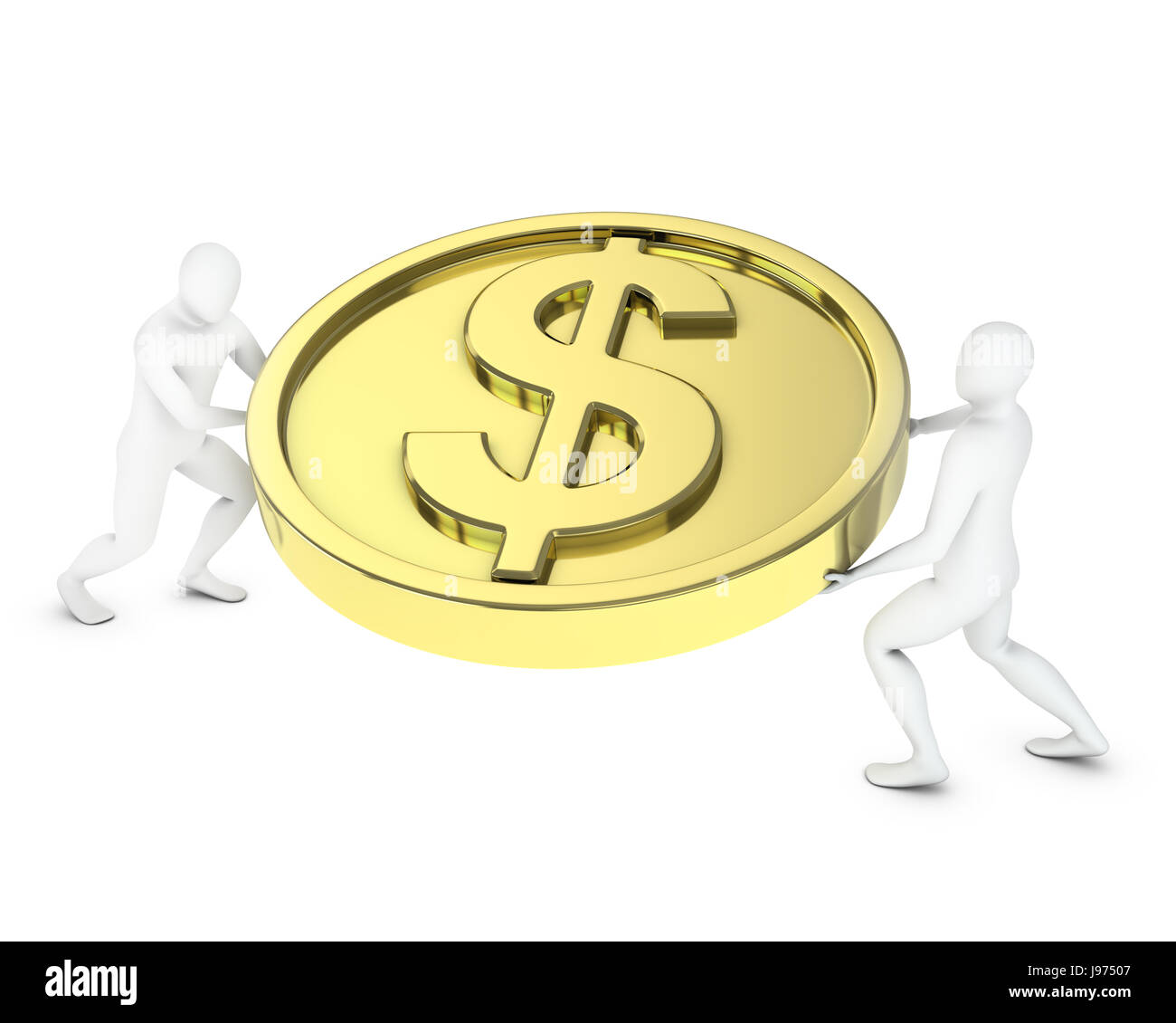 Guy, banca, istituto di credito, dollaro, dollari, camminare, andare, andando, passeggiate, grande, Foto Stock