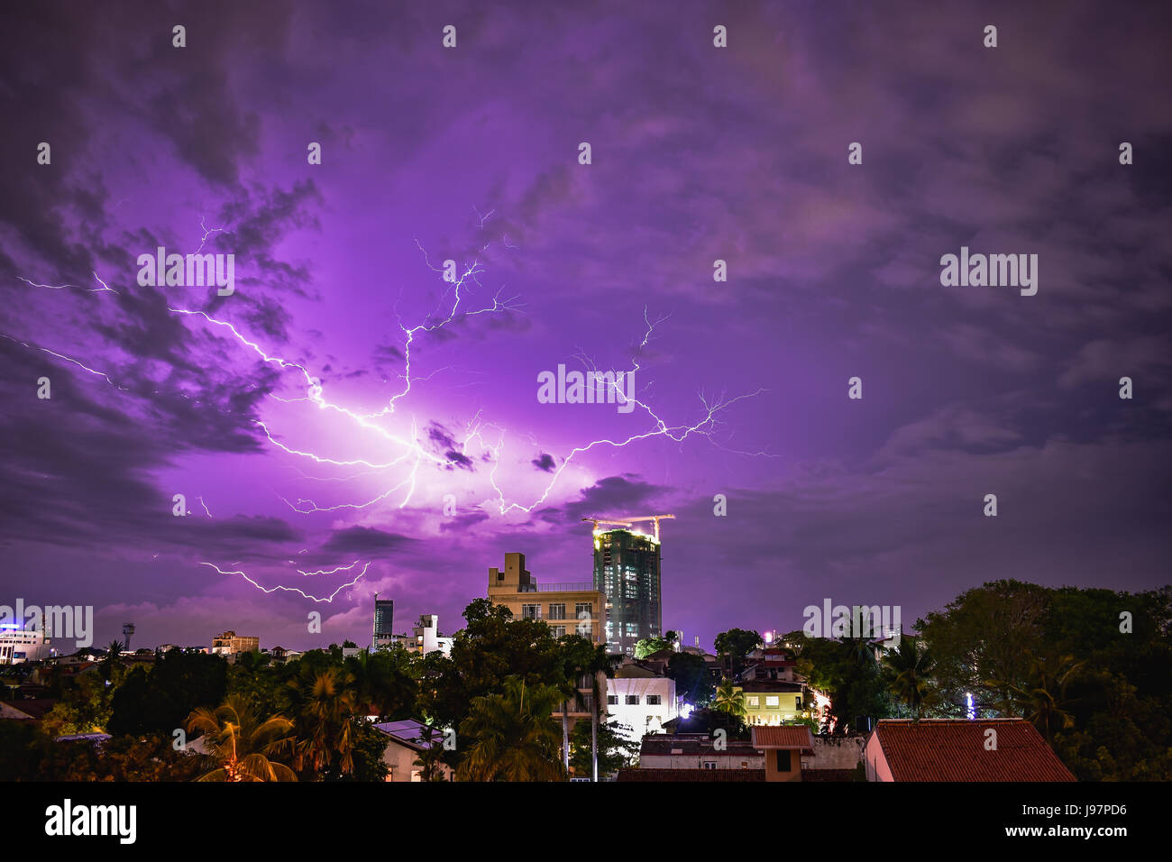 Fulmine Foto Stock