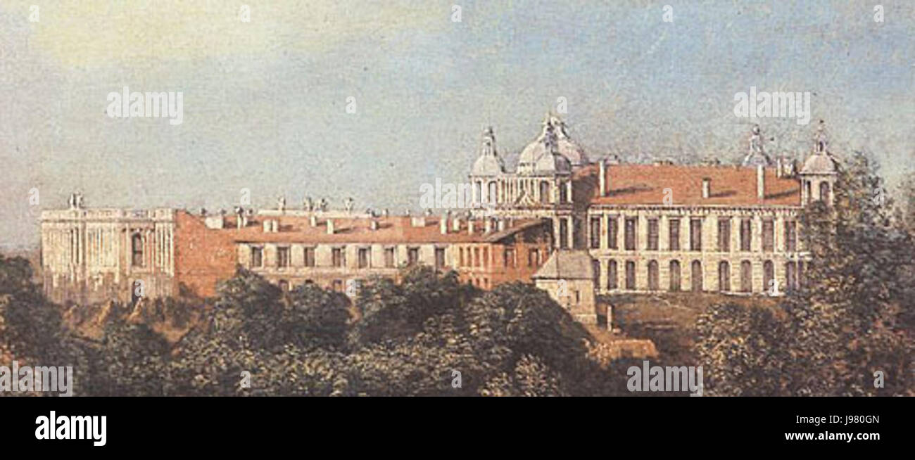 Zamek Ujazdowski Canaletto Foto Stock