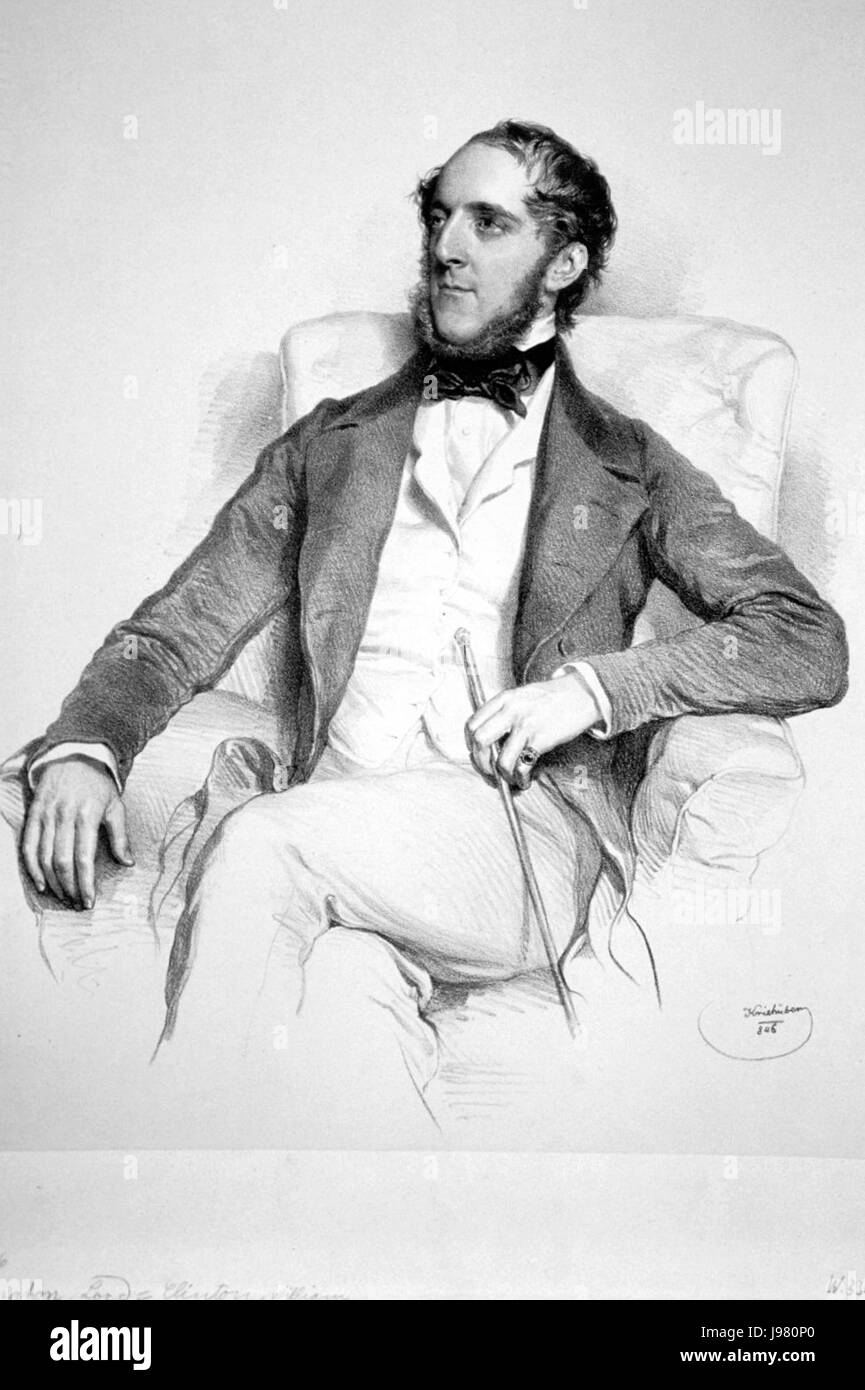 William Clinton Litho Foto Stock