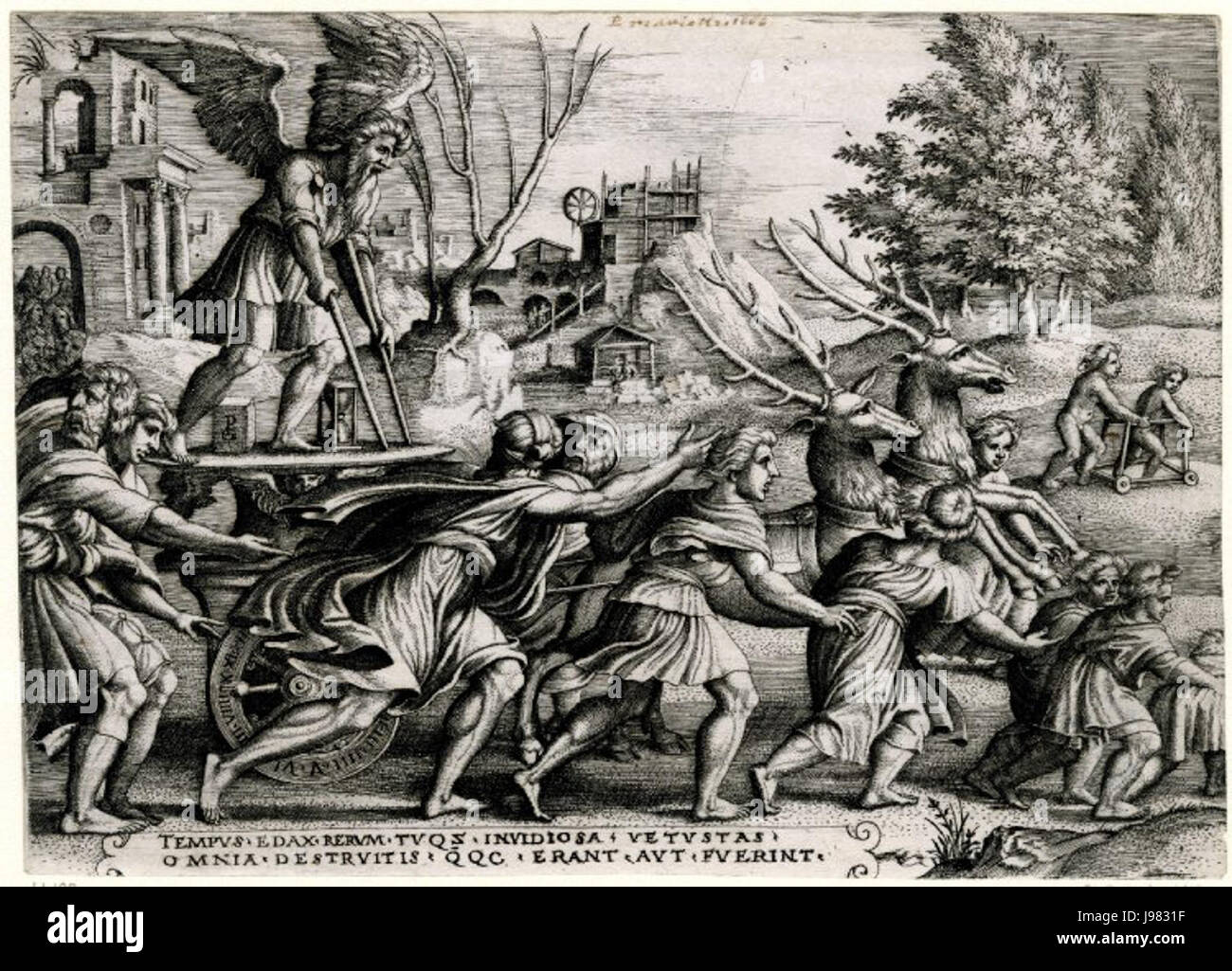 Il Petrarca pencz tempo Foto Stock
