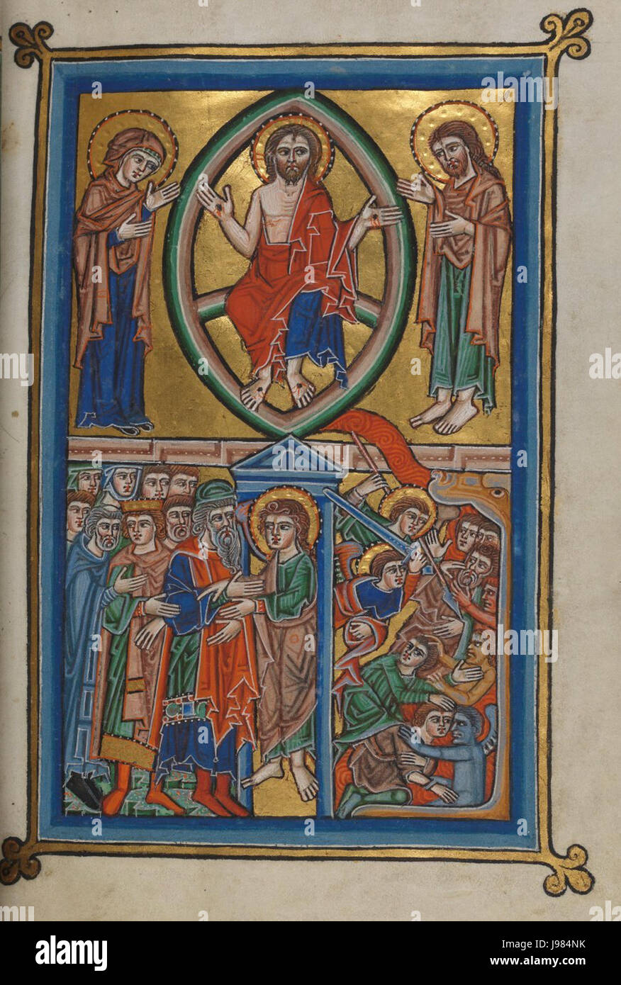 Psalterium Feriatum Cod Don 309 089 Foto Stock