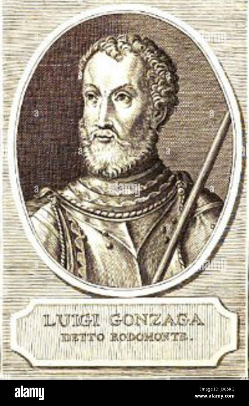 Ritratto di Luigi Gonzaga detto Rodomonte Foto Stock