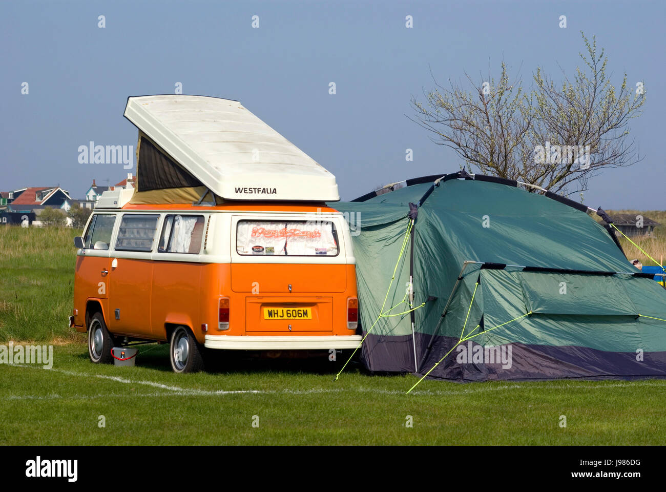 VW Camper, Southwold Foto Stock