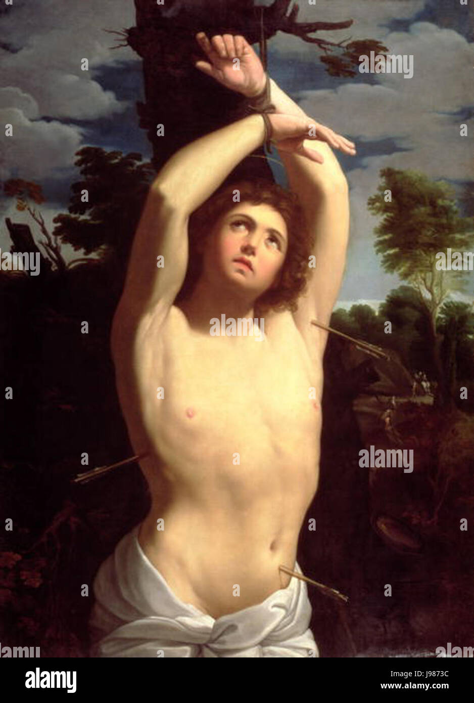 San Sebastian xx Guido Reni Foto Stock