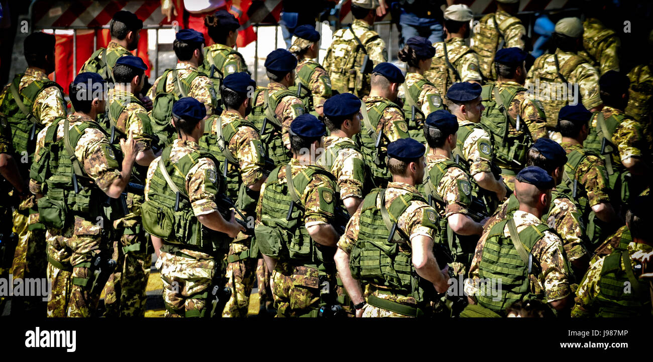 I soldati italiani, Roma, Italia, Europa Foto Stock