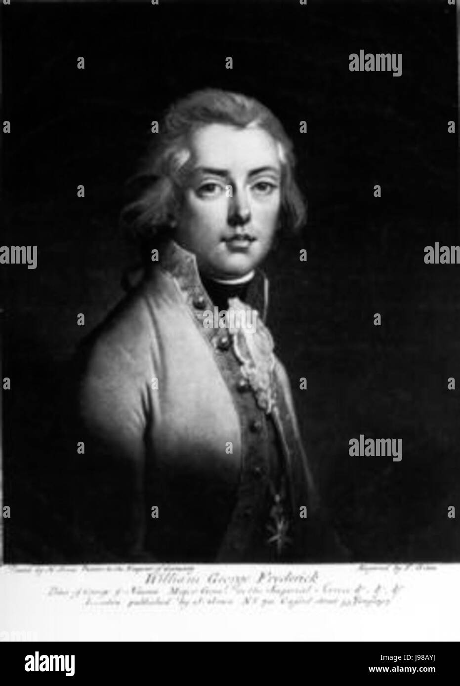 Georg Wilhelm Friedrich Oranien Foto Stock