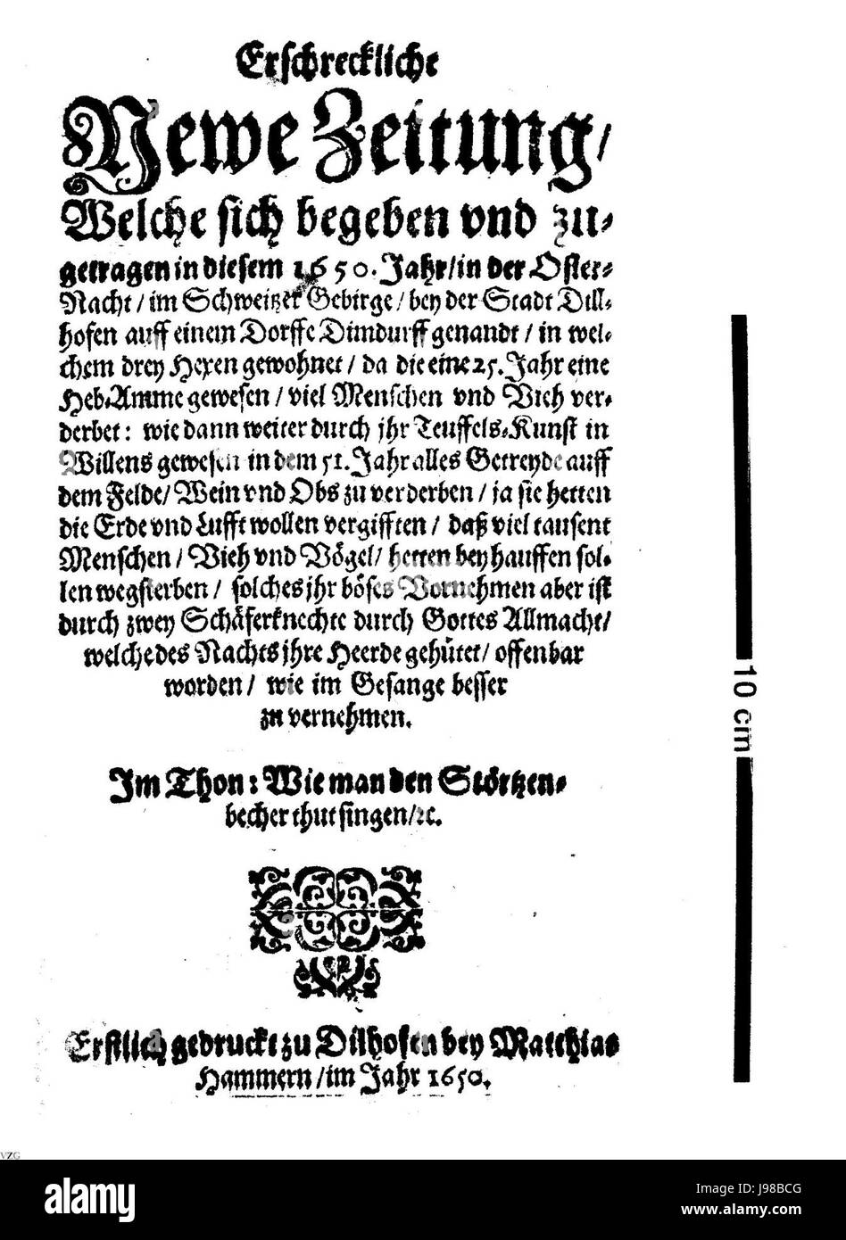 Von drey Hexen (1650) 1 Foto Stock