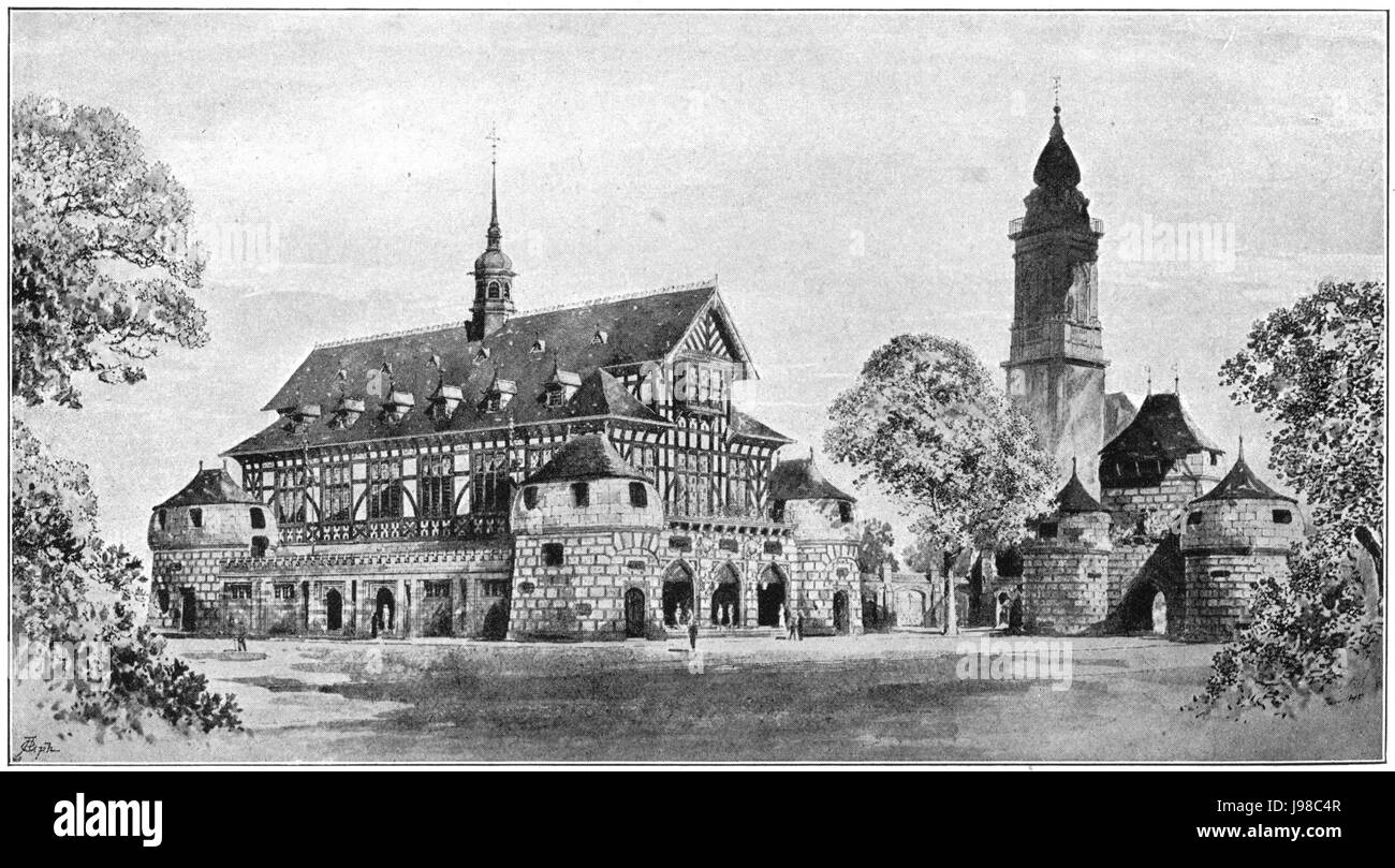 Architettura dell'Accademia 1895 Concert Hall per Solothurn Svizzera ALEX architetto Koch Londra Foto Stock