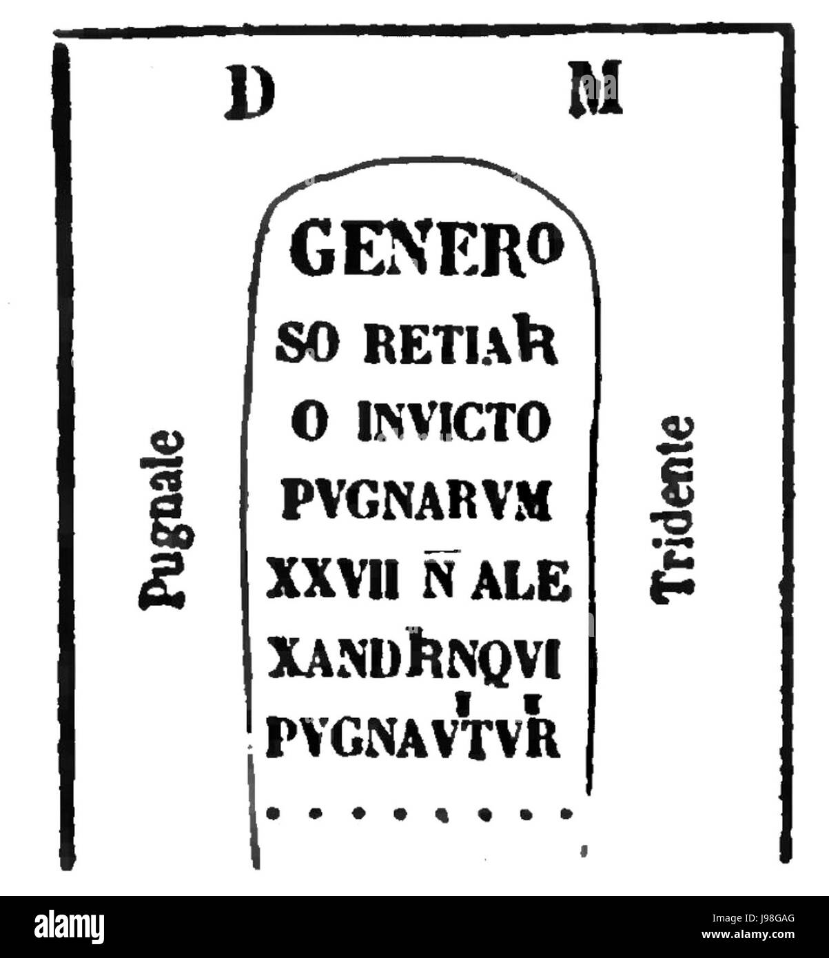 Questioni Pompeiane p 47 Foto Stock