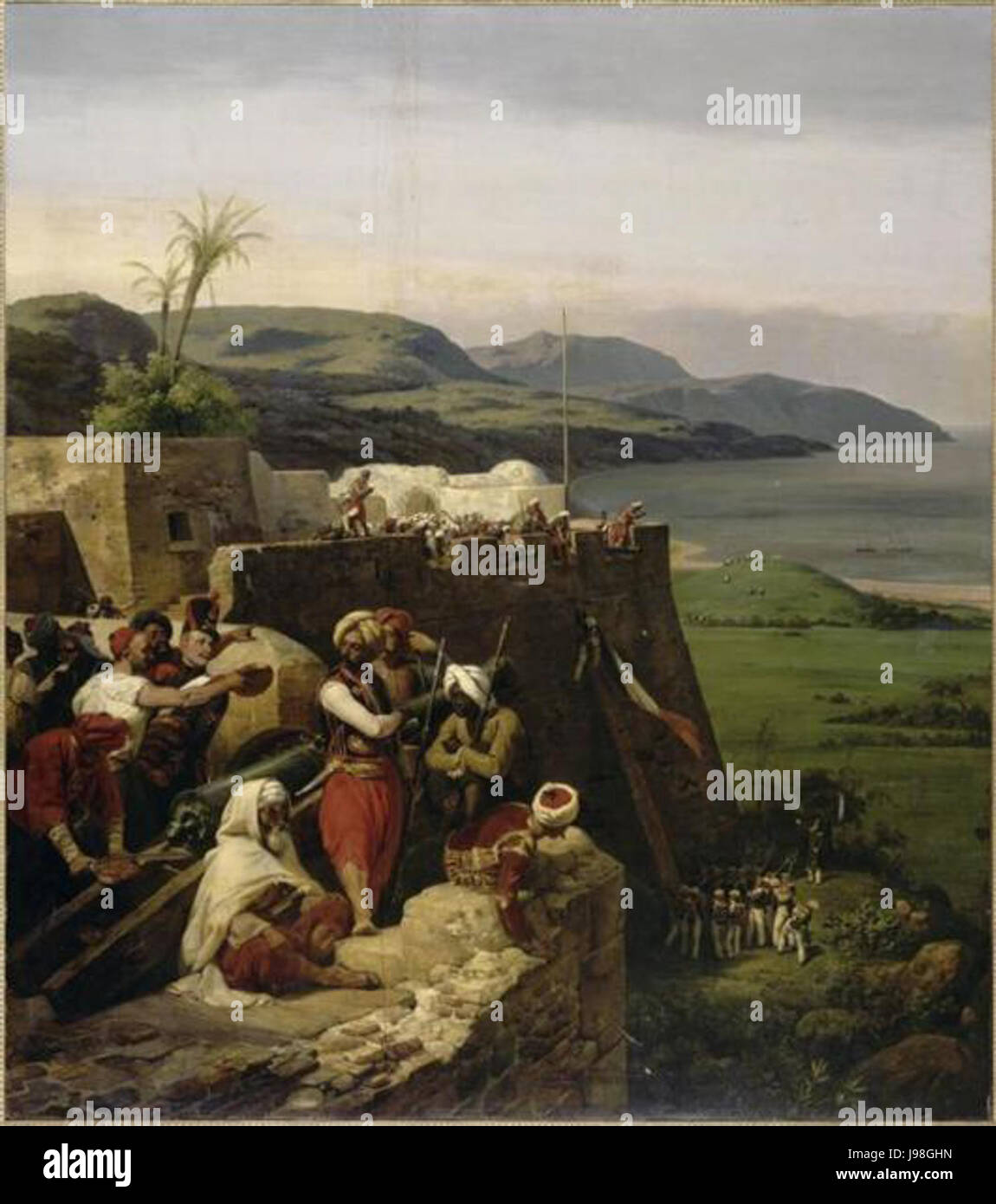 Prise de bone 27 mars 1832 Foto Stock