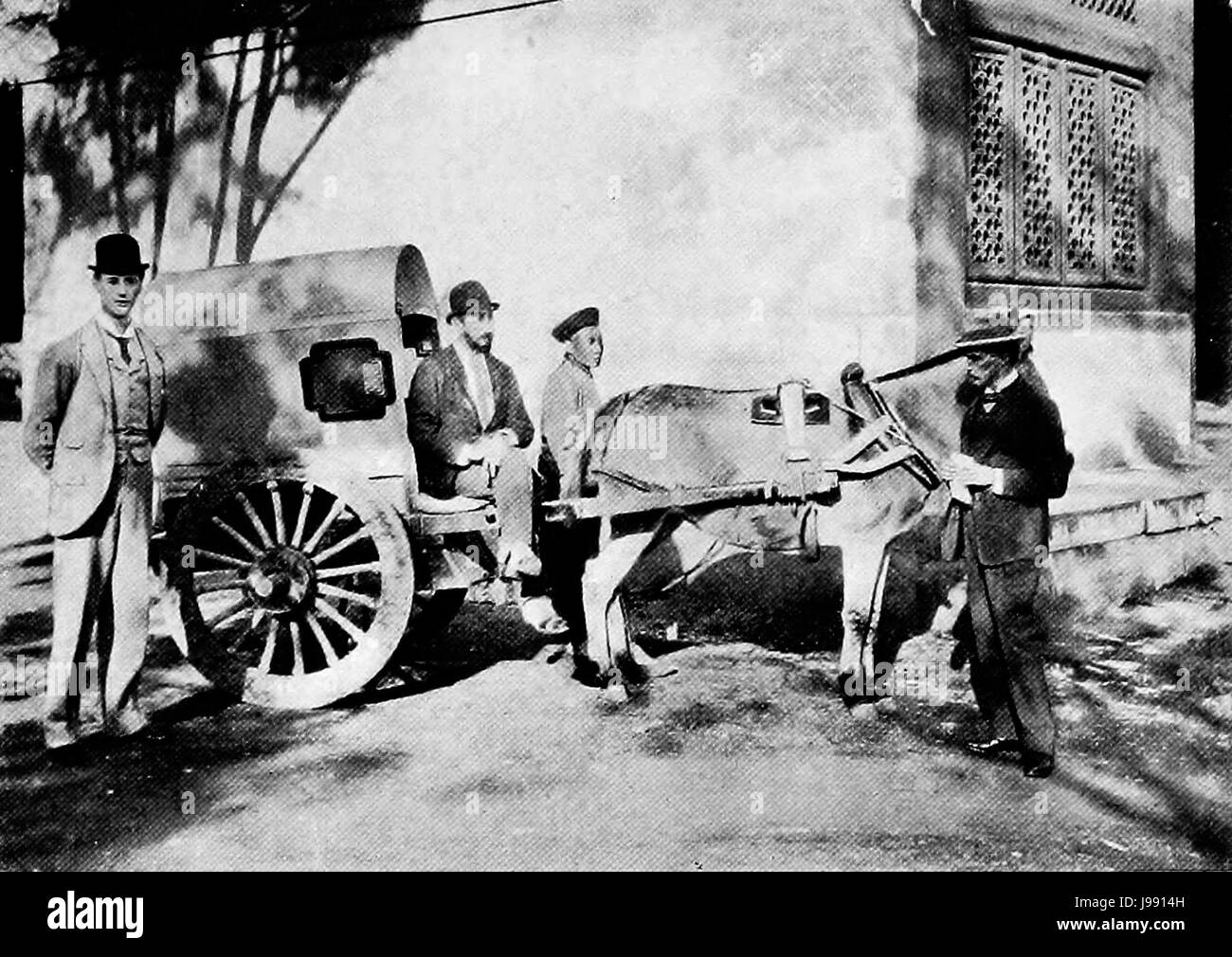 Lo stato del trasporto della Legazione britannica Foto Stock