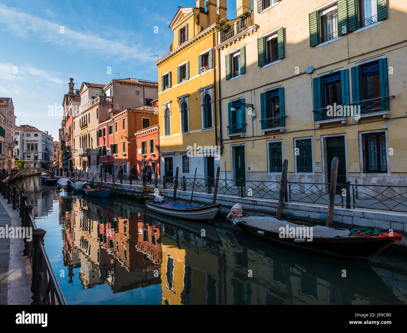 Venezia, Italia - 21 Aprile 2017 - Venezia, Italia su una bella giornata di sole. Foto Stock