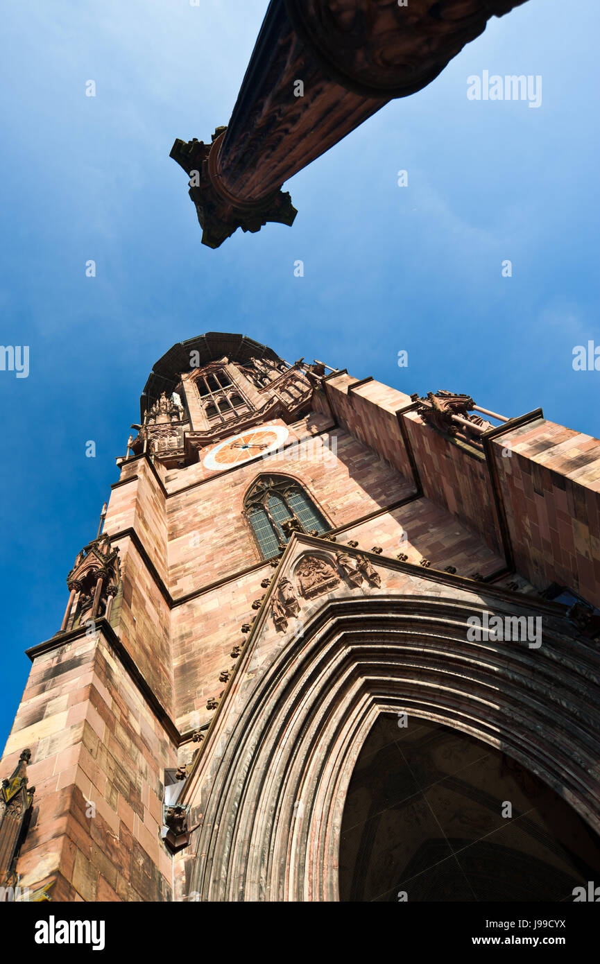 Cattedrale di Friburgo Foto Stock