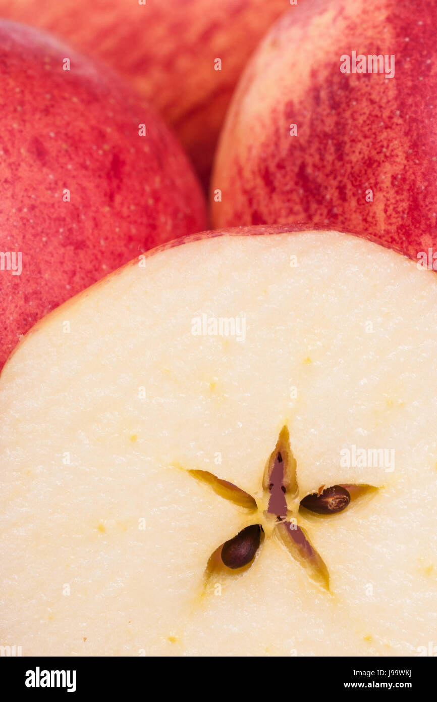 Le mele gala con apple core Foto Stock