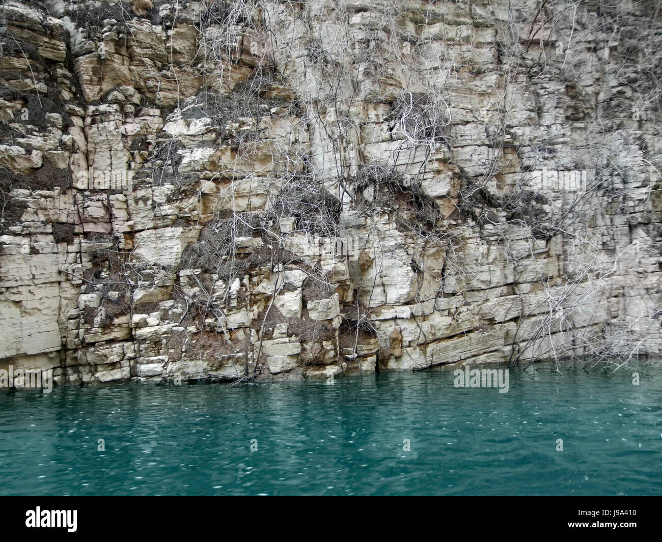 Formazione di roccia di fiume shennong xi Foto Stock