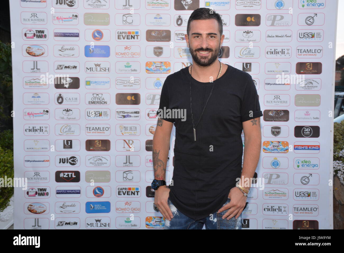 Napoli, Italia. 31rd, 2017. Rosario miraggio dell'Italia durante il 2017 Premio Malafemmena dalla Villa Imperiale, Napoli Foto Stock