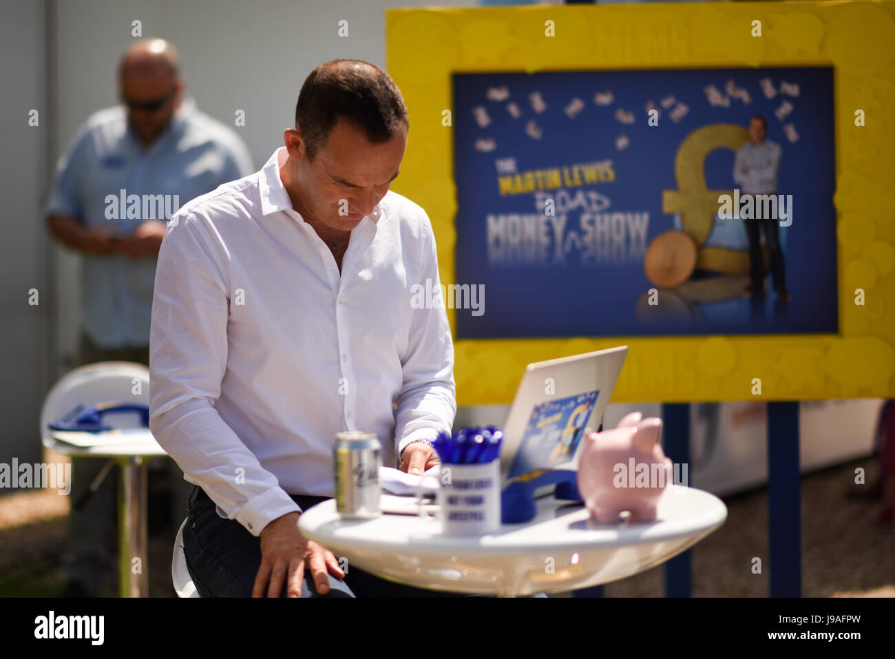 Shepton Mallet, UK. Il 1 giugno, 2017. Bagno e West Show Martin Lewis 2017. James Thomas/Alamy Live News Foto Stock