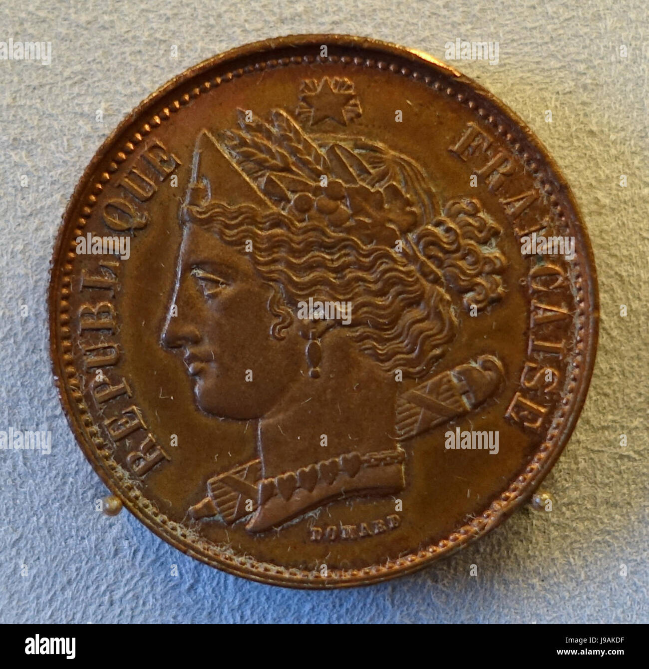 Piefort, Francia, 10 centesimi, 1848 Bode Museum DSC02609 Foto Stock