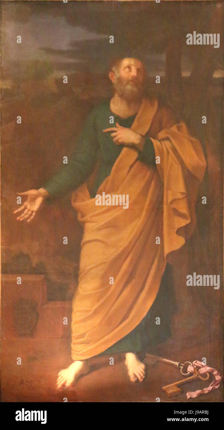 Pierre Mignard II Saint Pierre Foto Stock