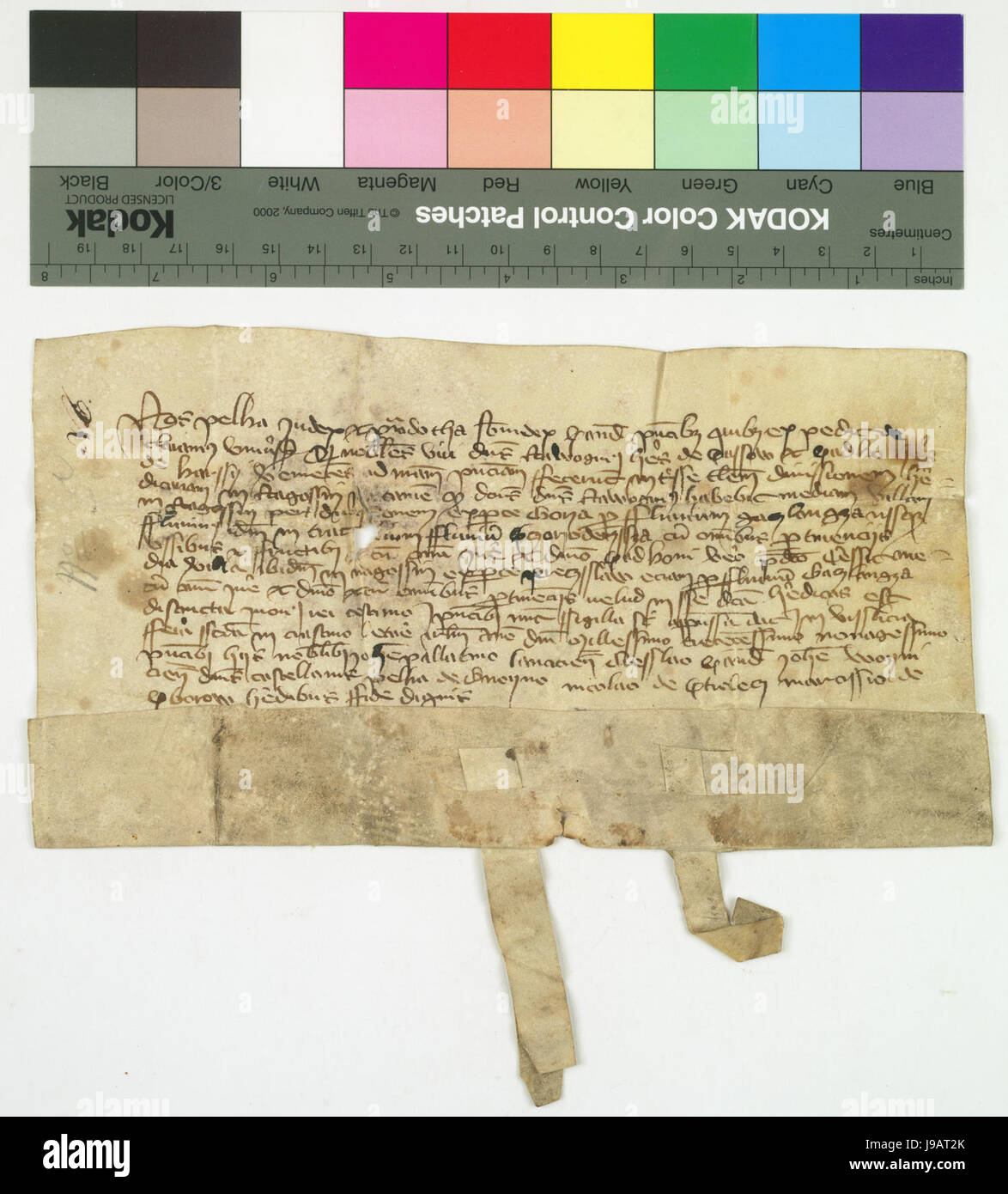 Zaswiadczenie o podziale wsi Nagoszyn Foto Stock