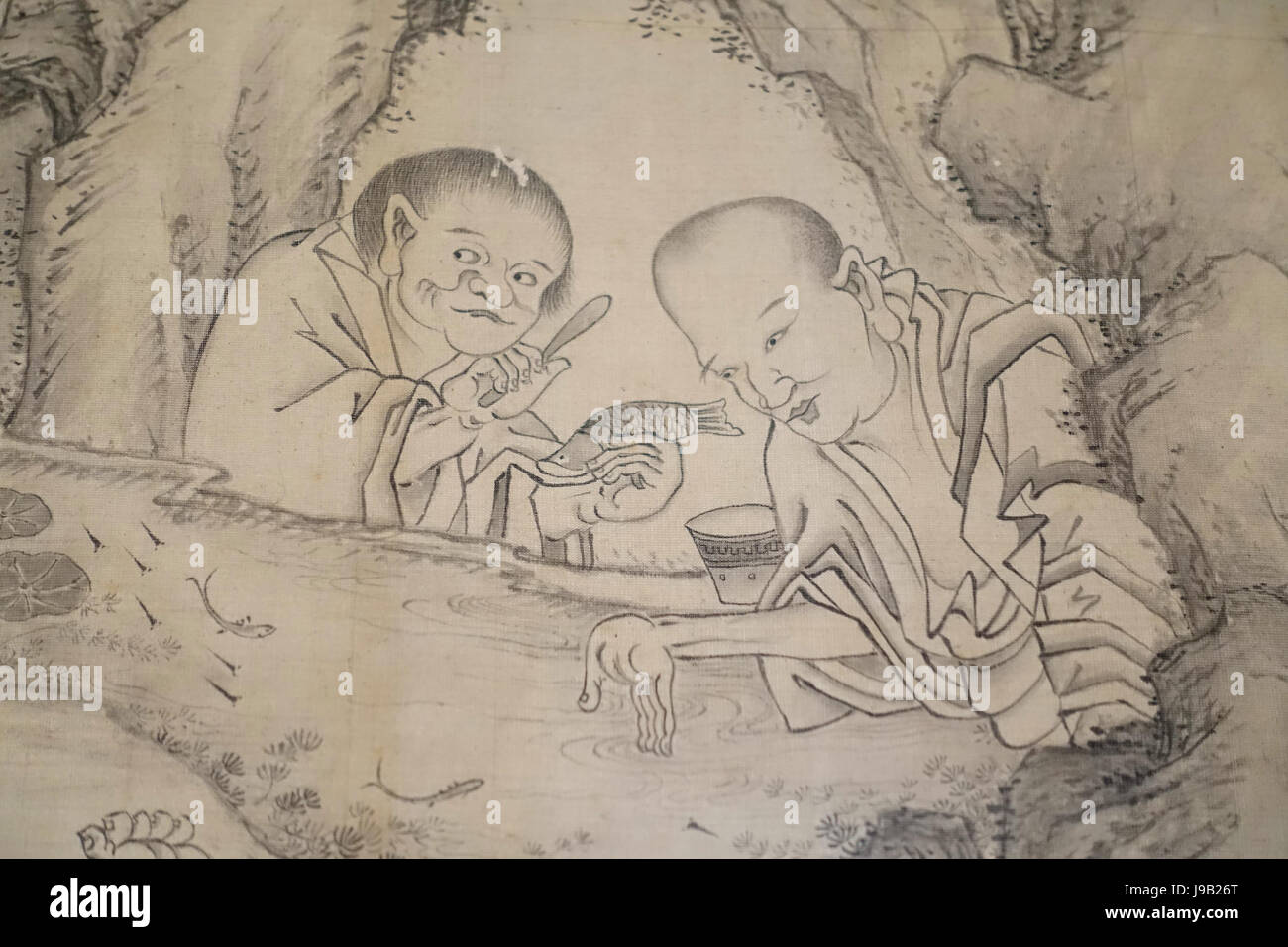 Scorrere, 4 di 6 università di Sichuan Museum Chengdu, Cina DSC06242 Foto Stock