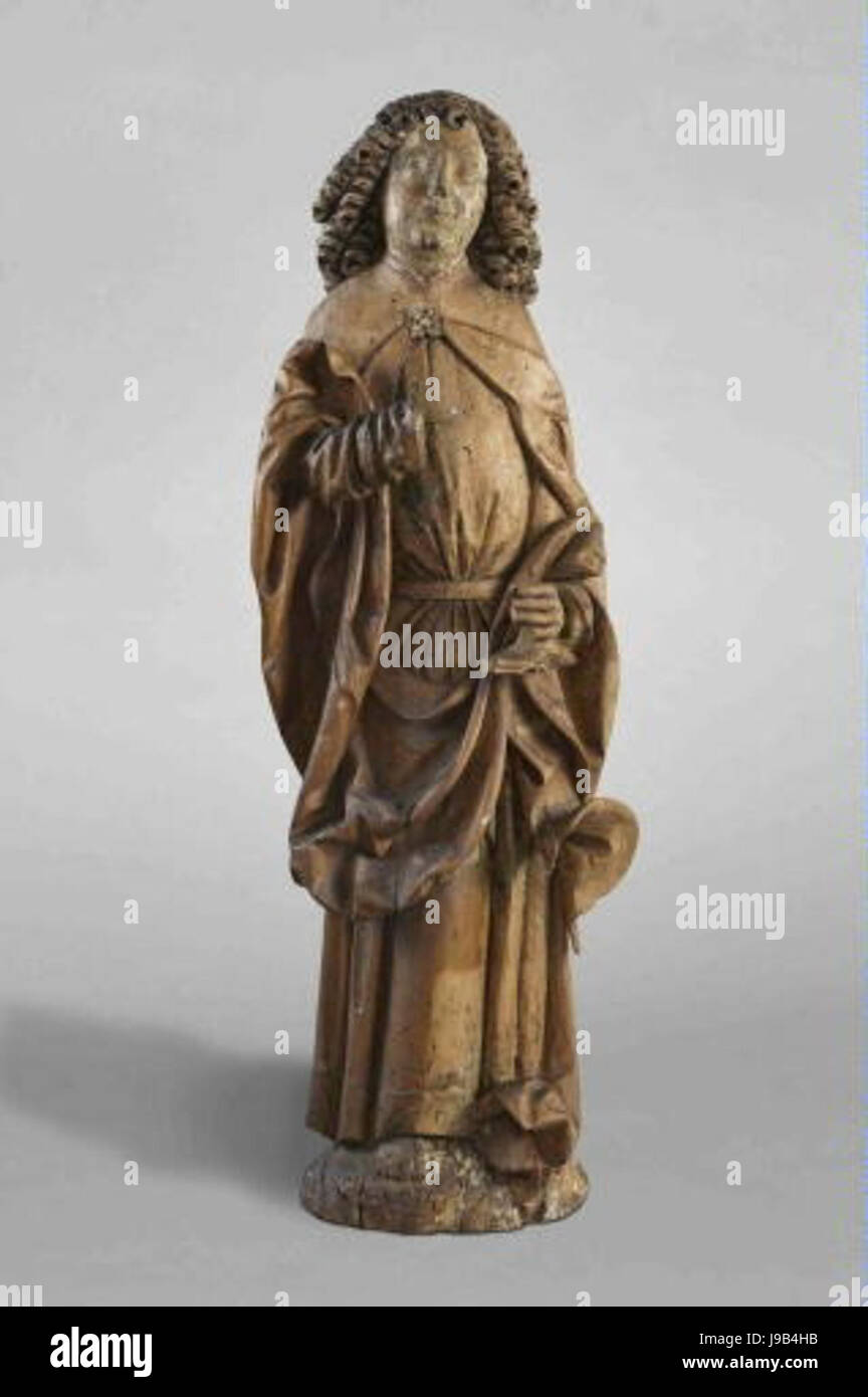 Il mistrà Reliefu Sv.Jan Evangelista ze sv.Majdaleny u Trebone . Foto Stock