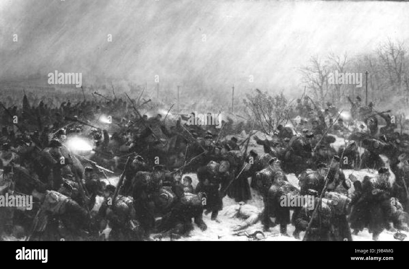 Adolf Northen 1828 1876 Bitva u Bitva Oeversee Oeversee u 3.unora 1864 Bitva u Oeversee Rakusany mezi a Dany Foto Stock