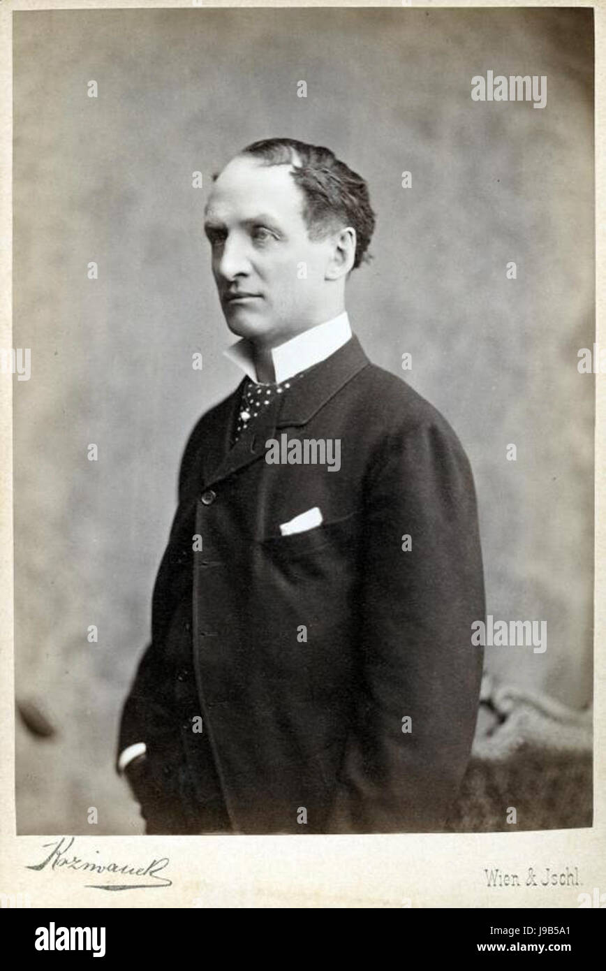 Rudolf Krziwanek Franz von Jauner Foto Stock