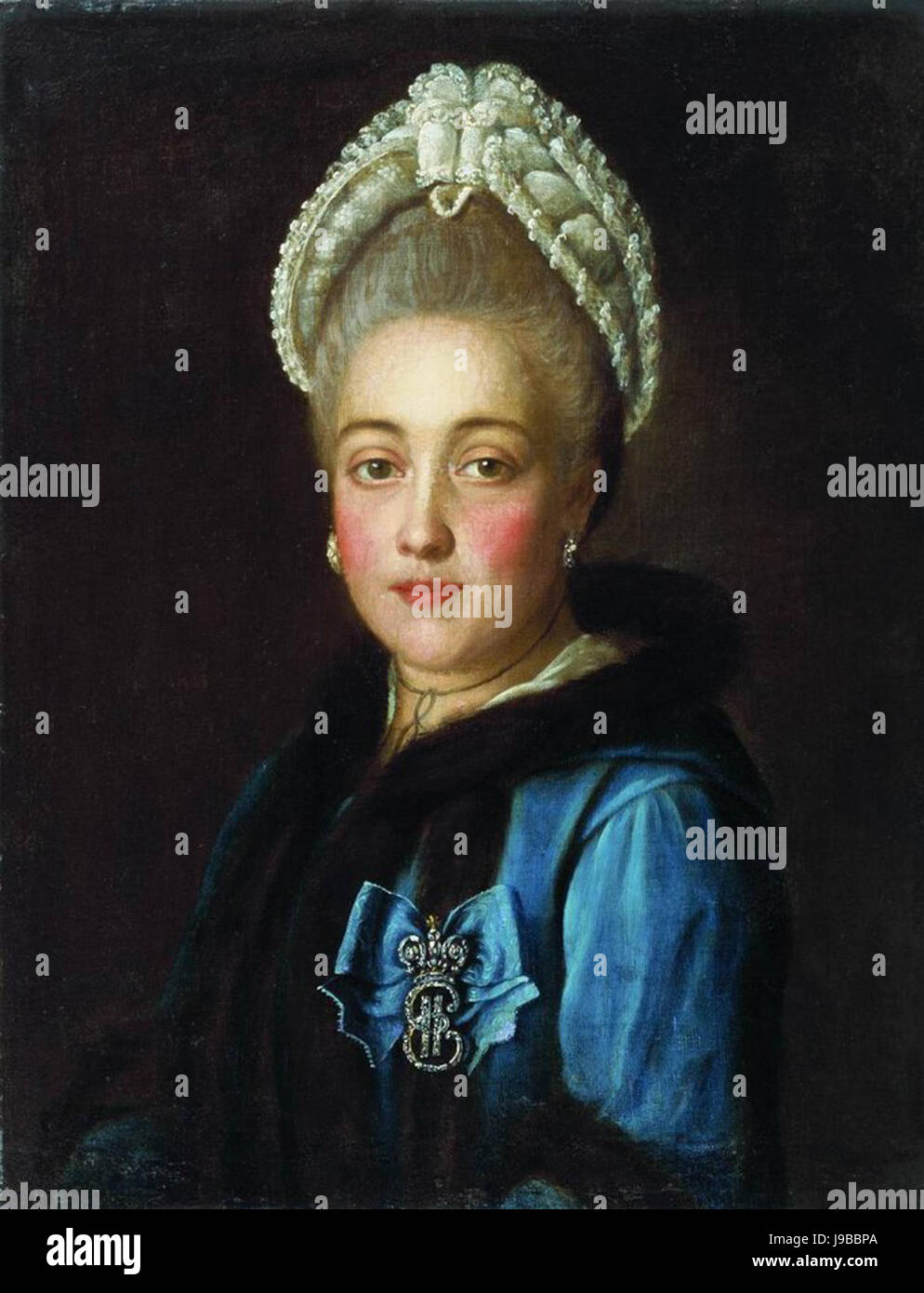 Varvara Razumovskaya da Ivan Argunov Foto Stock