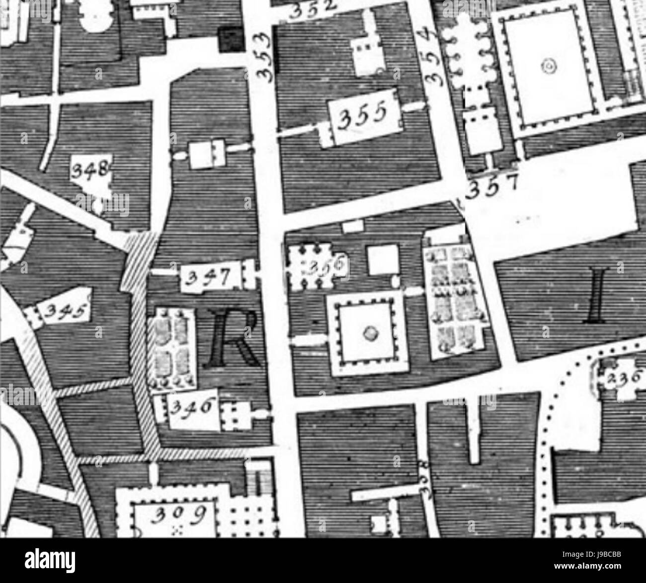 Nolli 1748 Santa Maria Maddalena delle Convertite Foto Stock
