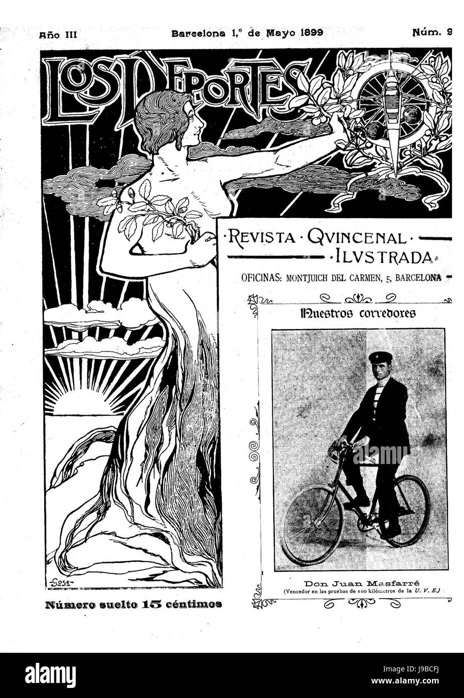 1899 05 01 los Deportes Foto Stock