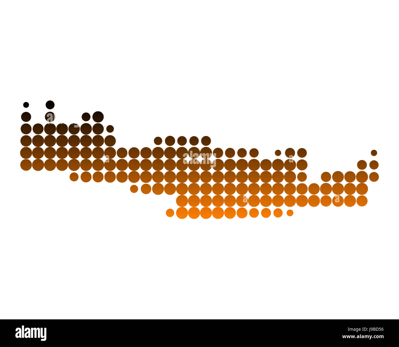 Mappa di Creta Foto Stock