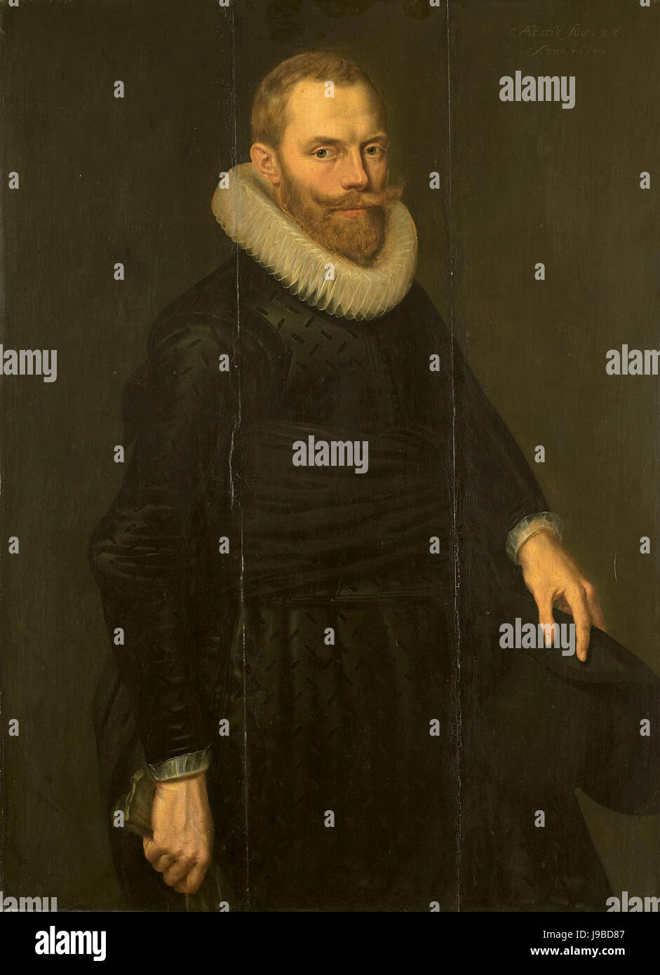 Portret van Dirck Hasselaer (1581 1645) Rijksmuseum SK UN 1242 Foto Stock