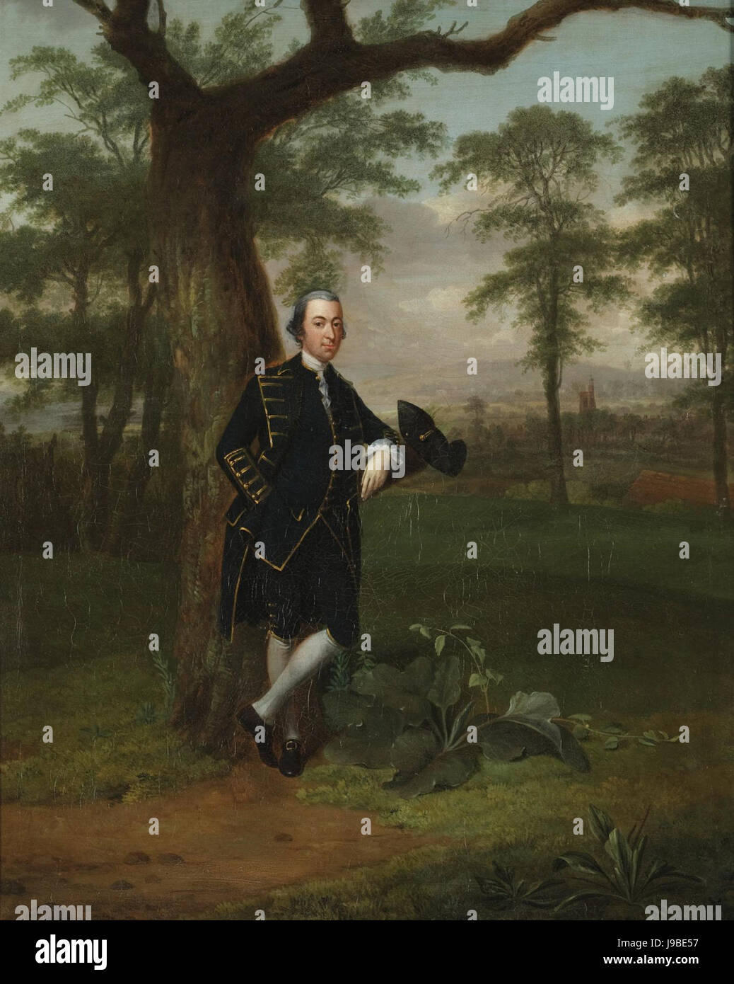 Sir John van Hatten da Arthur Devis Foto Stock