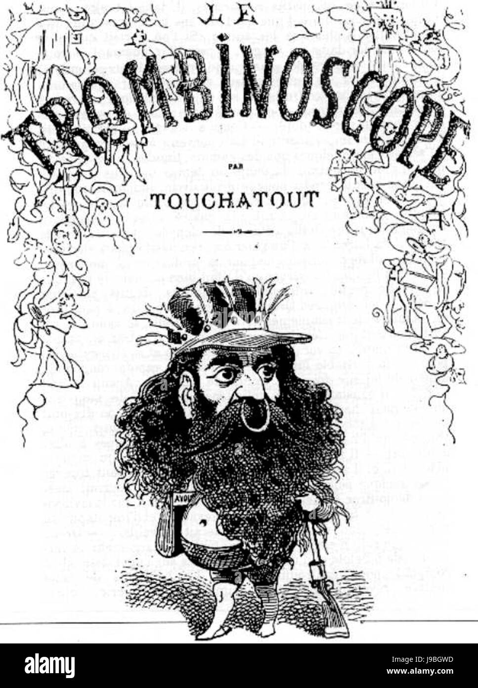 Orelie Antoine de Tounens (trombinoscope) Foto Stock