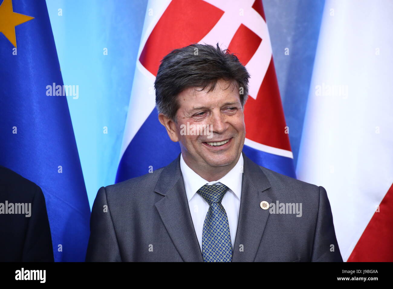 Varsavia, Polonia. 31 Maggio, 2017. Il primo ministro Beata Szydlo e il Primo ministro Robert Fico conferenza in attesa dopo il governo Polish-Slovakian consultazioni. Credito: Jakob Ratz/Pacific Press/Alamy Live News Foto Stock