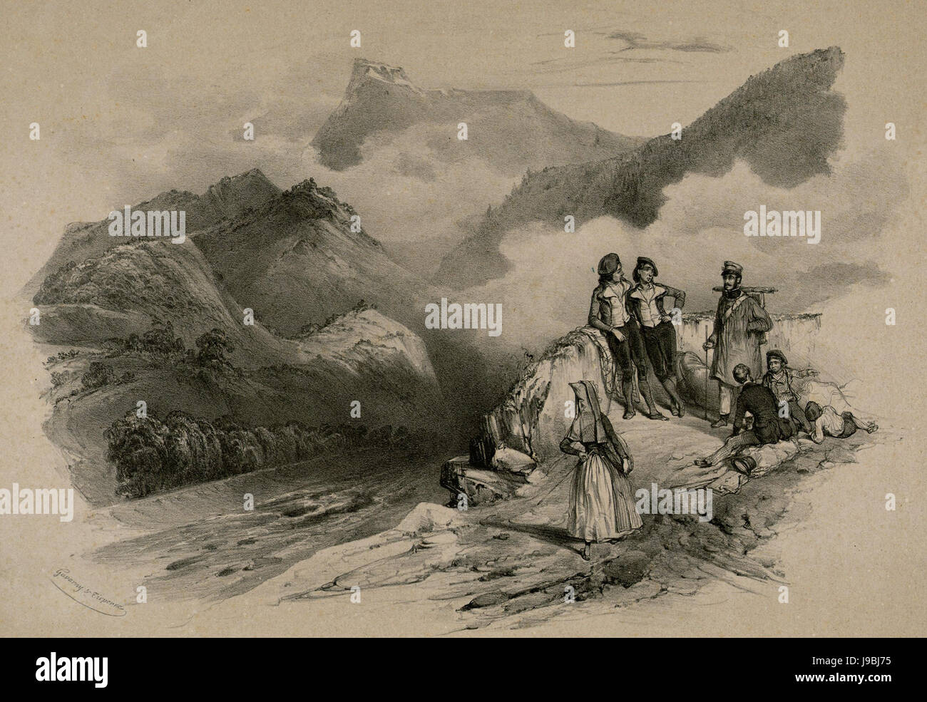 Vathd'AussauGavarni Foto Stock