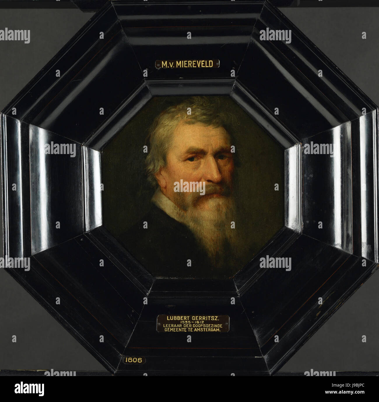 Portret van Lubbert Gerritsz. (1535 1612) Rijksmuseum SK A 762 Foto Stock