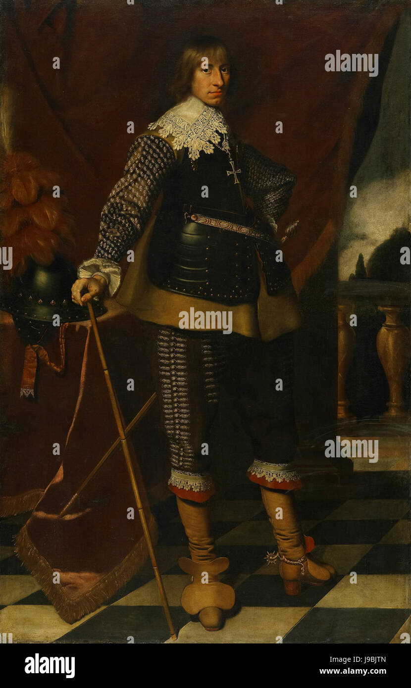 Portret van Hendrik Casimir I (1612 40), Graaf van Nassau Dietz Rijksmuseum SK A 569 Foto Stock